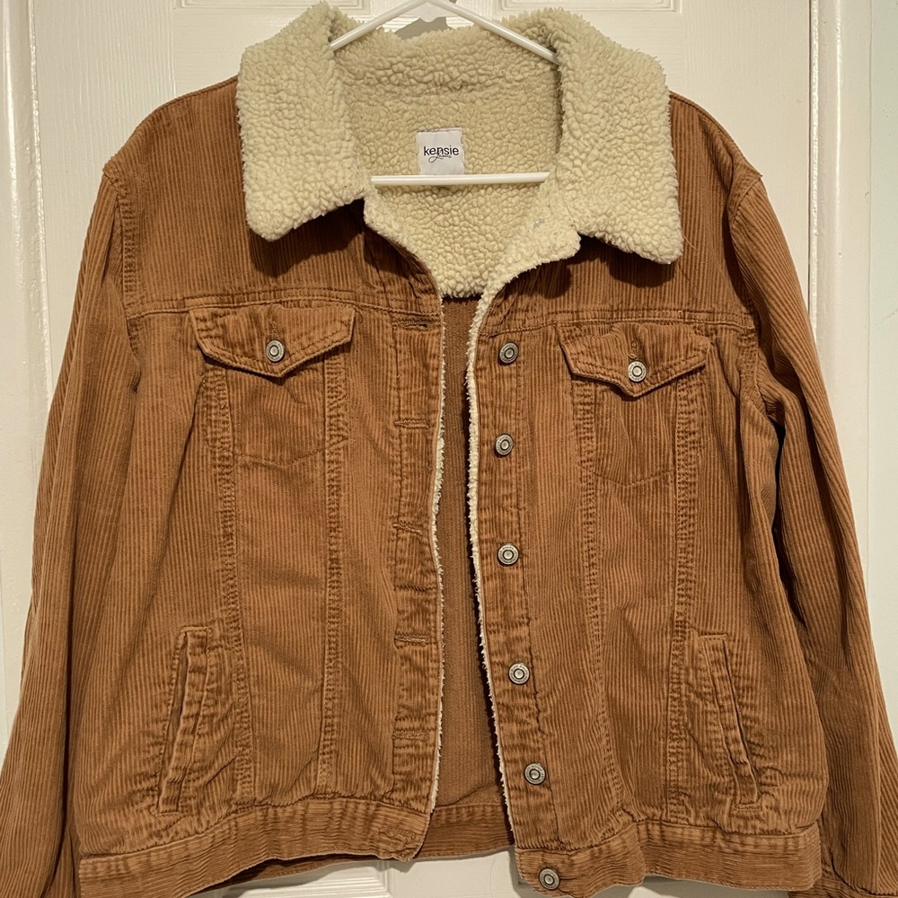 A cozy fleece-lined winter jacket💛